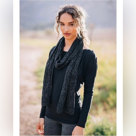 Nomads Hempwear Accessories - Nomads Hempwear Crystal Scarf Black
